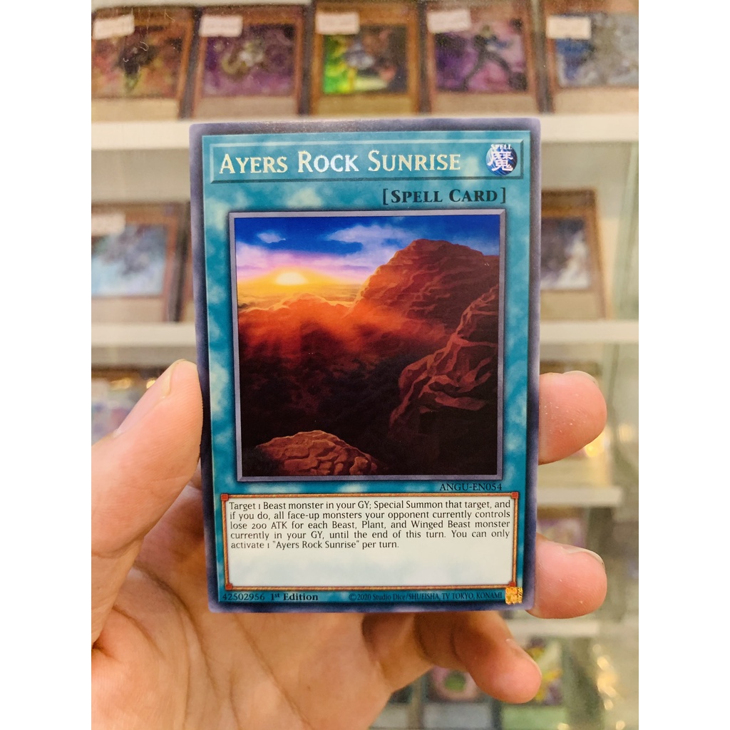 Thẻ Bài YugiOh Mã ANGU-EN054 - Ayers Rock Sunrise - Rare - 1st Edition