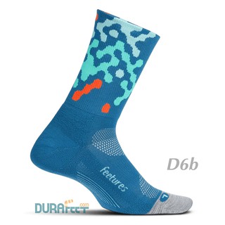 Tất siêu bền cổ dài Feetures mã D6b - Vớ kháng khuẩn khử mùi