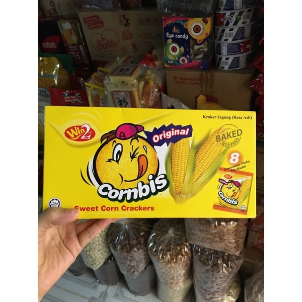 Bánh bắp Cornbis hiệu Win 2- Hộp 144g