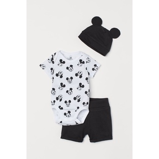 Set 3 chi tiết mickey đen HM H&M_hàng chính hãng authentic