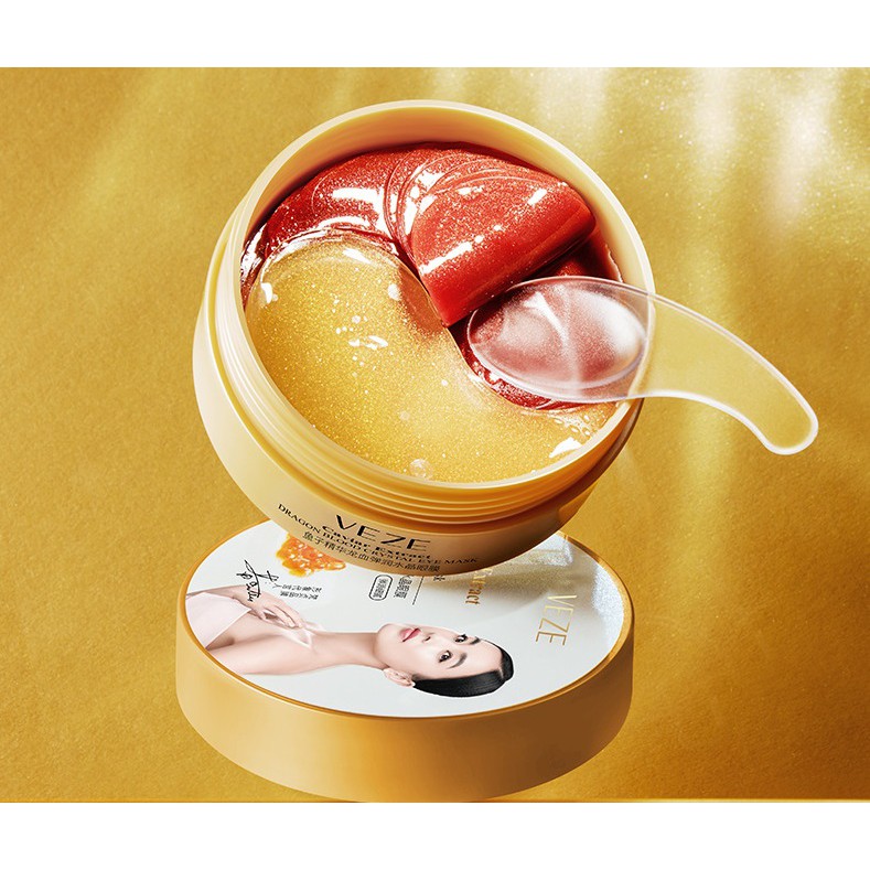 🍓 Mặt Nạ Mắt 2 Màu Caviar Extract Dragon Blood Crytal Eye Mask Dưỡng Trắng,Giảm Thâm Quầng, Giảm Nhắn Vùng Da Mắt | BigBuy360 - bigbuy360.vn