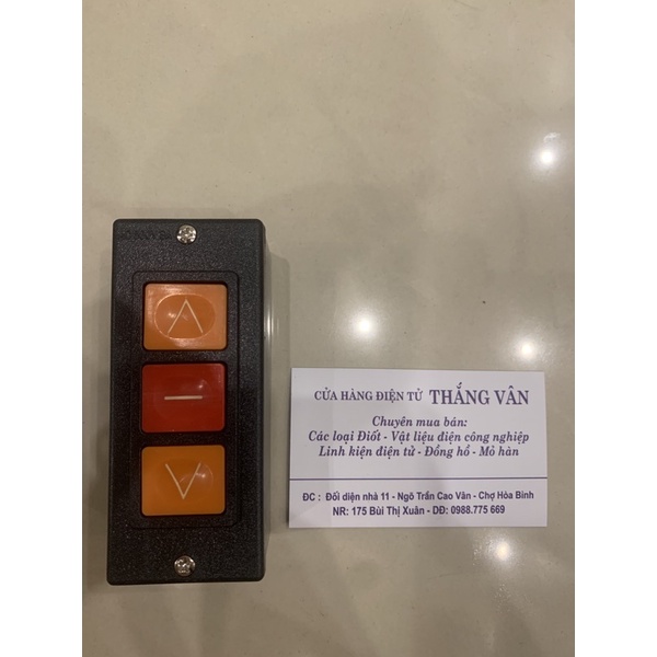 Nút nhấn công tắc cửa cuốn 3 Nút