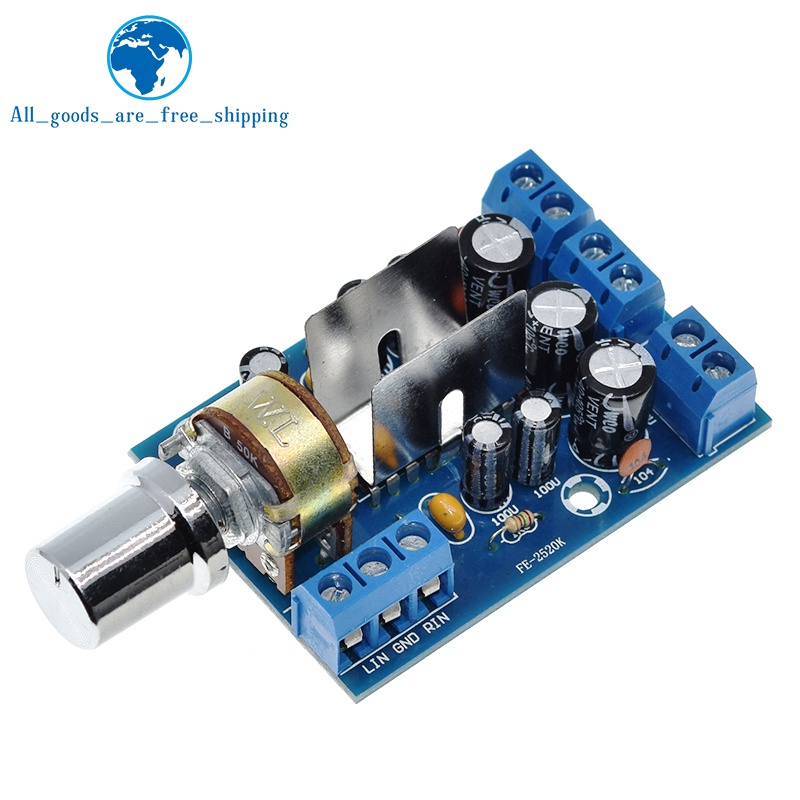 Bảng Mạch Khuếch Đại Âm Thanh Mini 2.0 TEA2025B Cho Loa PC Loa 3W+3W 5V 9V 12V