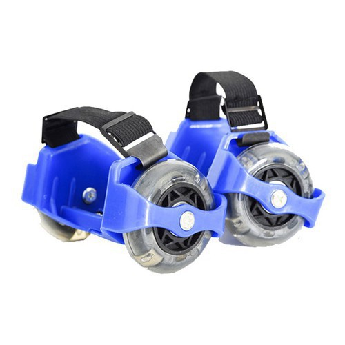 Bánh xe gắn giày trượt patin 2 bánh có đèn led