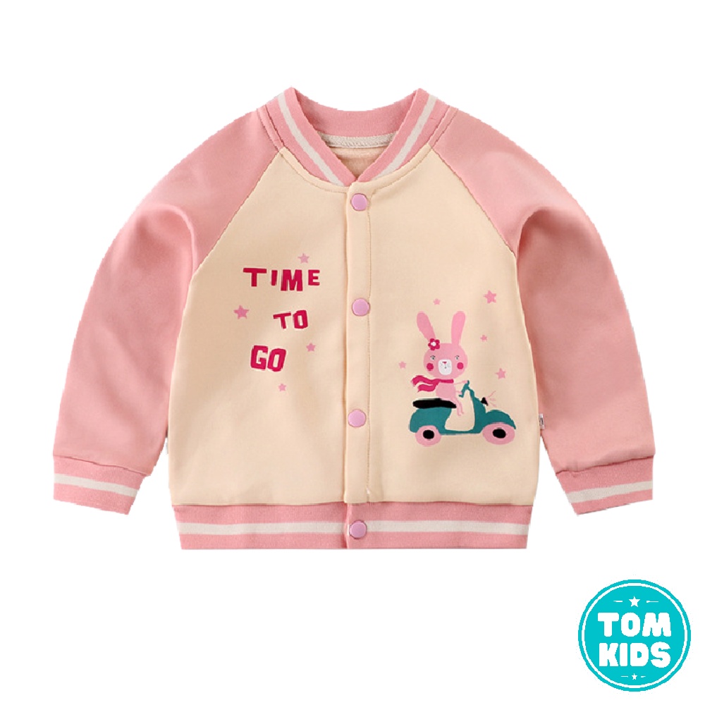 Áo khoác cho bé, áo khoác bóng chày cho bé từ 1-10 tuổi siêu dễ thương mã QA-004