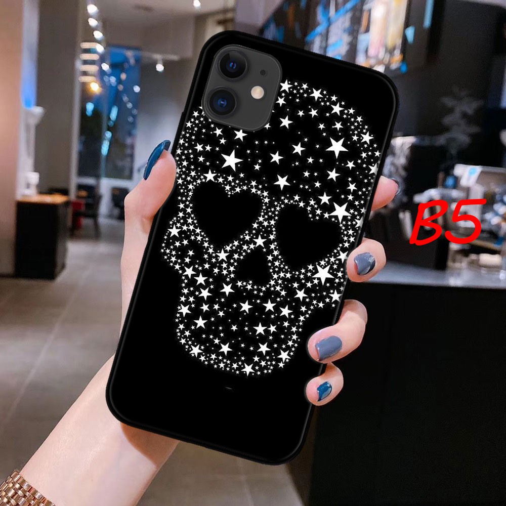Ốp điện thoại in hình Grim Reaper đầu lâu thích hợp cho iPhone 11 Pro Max XS MAX XR X 8 7 6s 6 Plus SE 2020