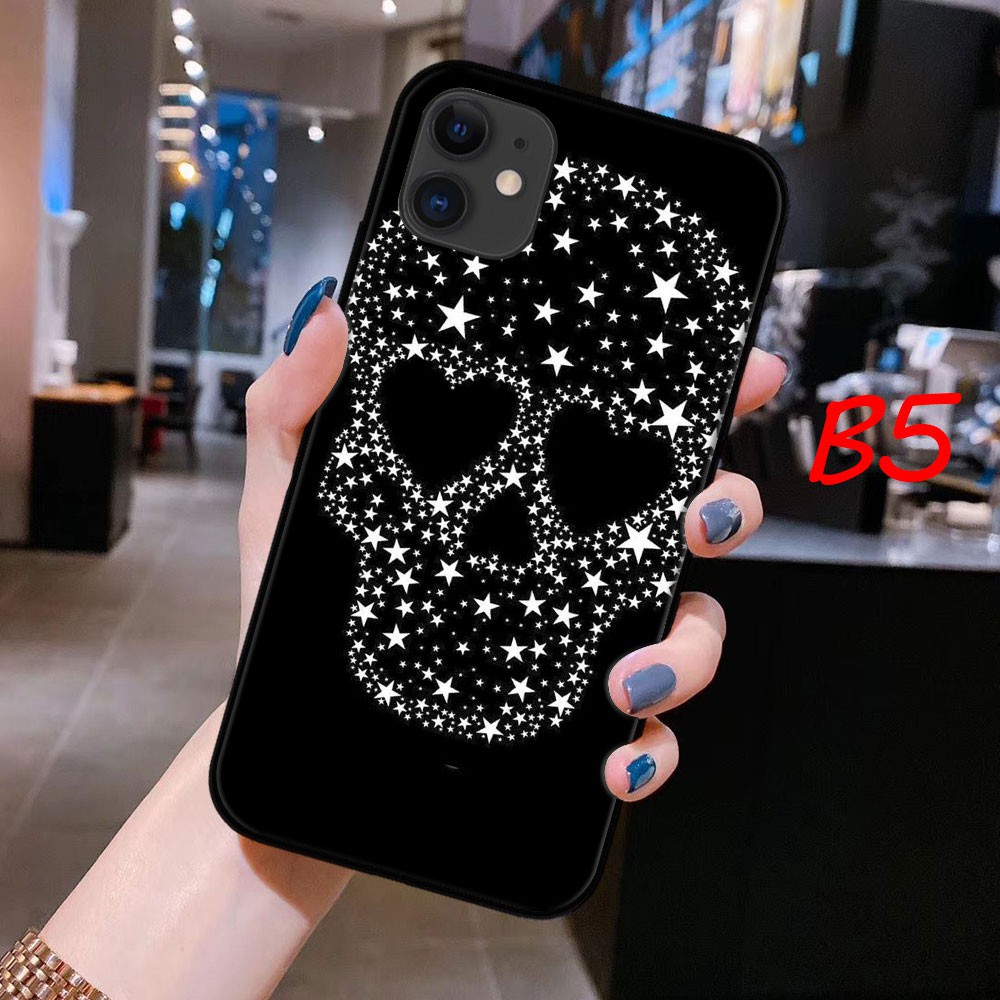 Ốp điện thoại in hình Grim Reaper đầu lâu cho iPhone 11 Pro Max XS MAX XR X 8 7 6s 6 Plus SE 2020