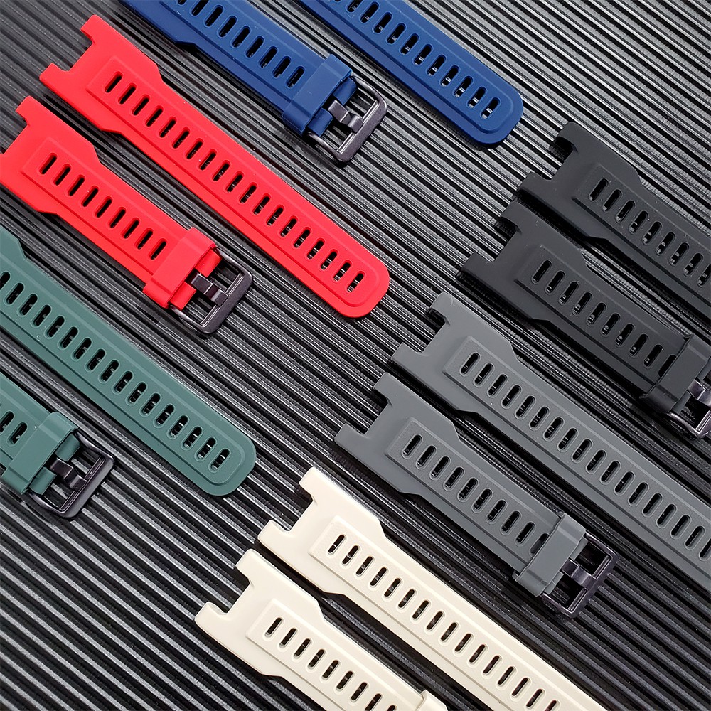 XIAOMI Dây Đeo Thay Thế Cho Đồng Hồ Thông Minh Huami Amazfit T-REX 2 Bằng Silicon Mềm