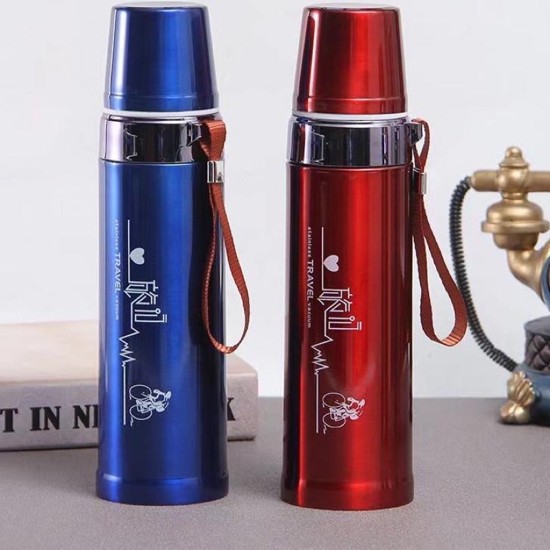 [ Chính hãng]- Bình giữ nhiệt inox hai lớp 304 không gỉ Sports 750ml