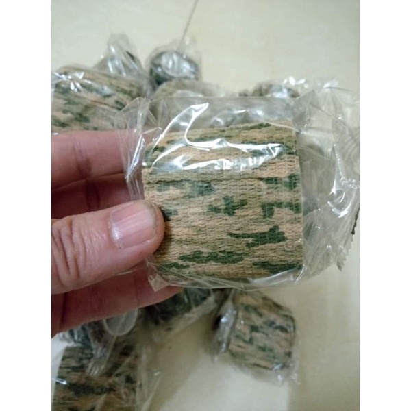 Sale 12k/c Vải cuốn ngụy trang tự dính.