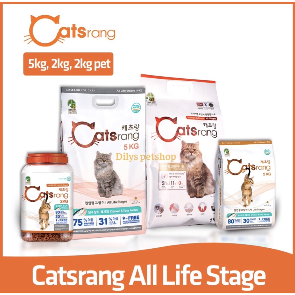 CATSRANG 5KG THỨC ĂN HẠT CHO MÈO MỌI LỨA TUỔI