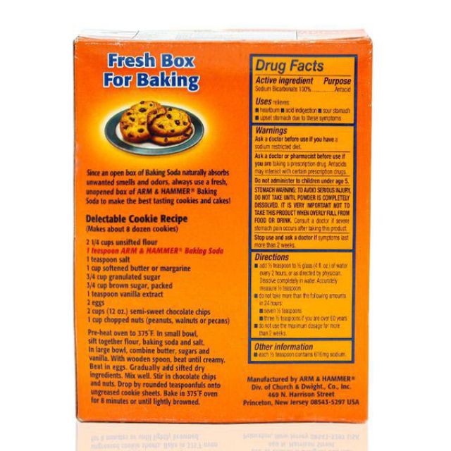 Muối nở Baking Soda (454g)