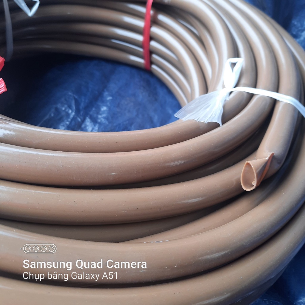 1 cuộn 50 mét dây dẫn nước, ống dẫn nước nhựa dẻo mềm phi 21mm dày 0.8mm nặng 3,5kg