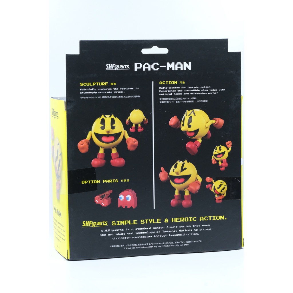 Mô Hình SHF Pac-man Chính Hãng Bandai Kamen Rider S.H.Figuarts PACMAN Pakkuman Hàng new nguyên seal