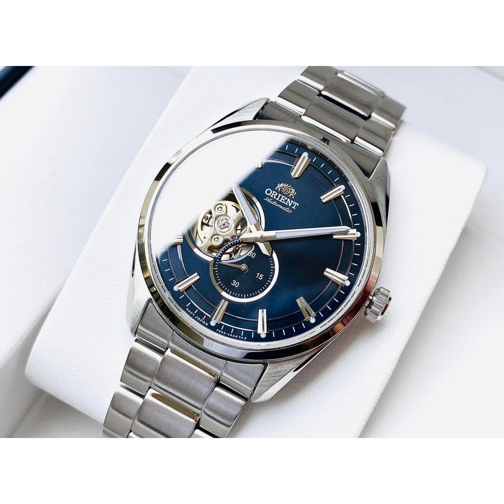Đồng Hồ Nam ORIENT Small Second Open Heart Blue RA-AR0003L10B Chính Hãng Tặng Dây Da Cao Cấp
