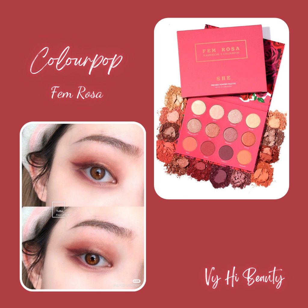 Bảng mắt Colourpop Fem Rosa