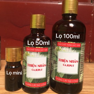 Tinh dầu tràm Thiện Nhân lọ 100ml tặng lọ mini