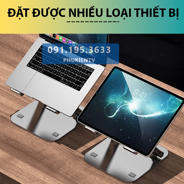 #LS515 – Giá đỡ nâng hạ Laptop – Laptop Stand ErgoTek E515 11 - 17.3 Inch - Hợp kim nhôm – Tản nhiệt – Tuỳ chỉnh độ cao