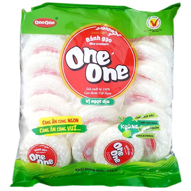 Bánh gạo One One vị ngọt dịu goi 230g