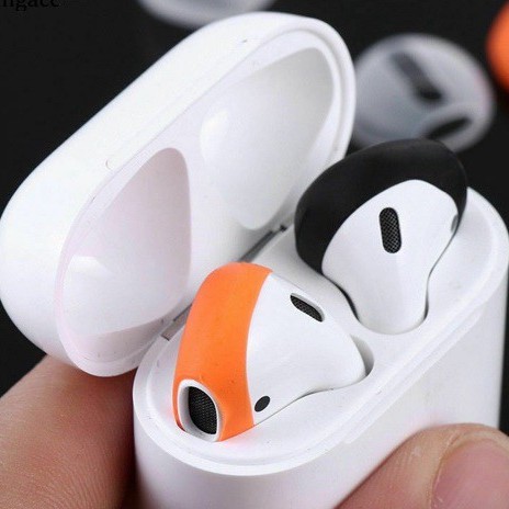 Bộ 2 Nút Đệm Tai Bằng Silicon Chống Trơn Trượt , chống bẩn Cho Tai Nghe Airpods 1 2 i11, i12