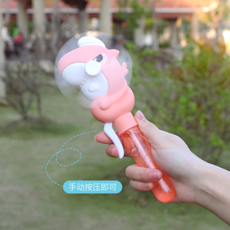 Quạt Thổi Bong Bóng mini Cầm Tay Cho Trẻ Em Chơi Mùa Hè