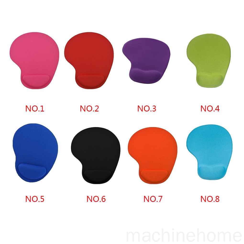 Tấm lót chuột EVA PU phối vải mềm mại màu trơn chống trượt tiện dụng