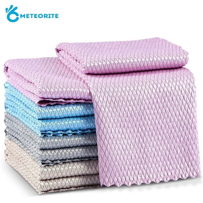 1 Khăn Lau Thấm Hút Nước Chống Dính Dầu Đa Năng Cho Nhà Bếp