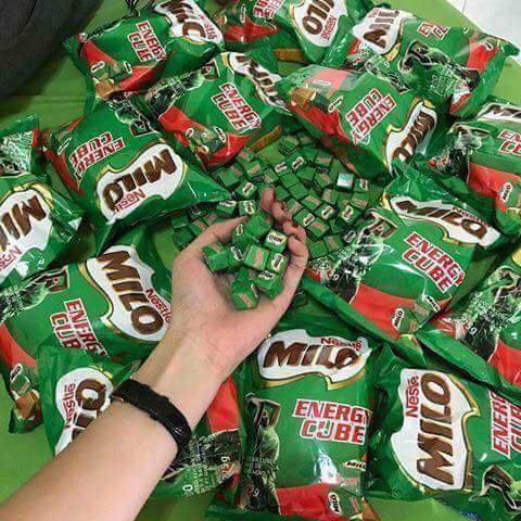 Kẹo Milo cube viên vuông gói 100v (Hàng có sẵn, order là ship ngay)