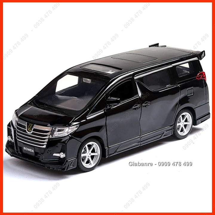 Mô Hình Kim Loại Xe Du Lịch Toyota Alphard Tỉ Lệ 1:32 - Rowen - 9877.5