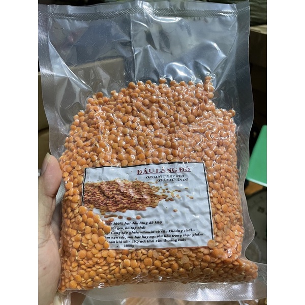500g đậu lăng đỏ hàng khô không chất bảo quản