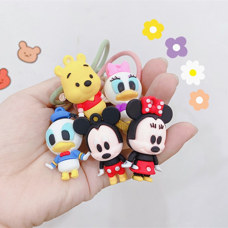 Cột tóc hoạt hình Mickey - Minnie - Donald - Daisy