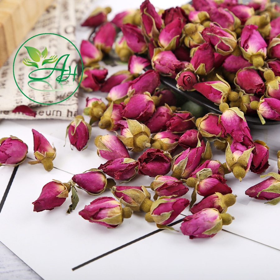 Trà Hoa Hồng Đà Lạt Sấy Khô 100gr Đẹp Da, Giảm Stress, Thải Độc, Chống lão hóa