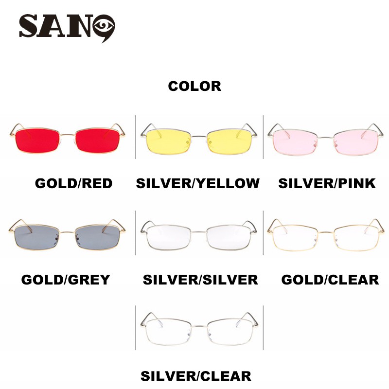 Kính mát tròng gương phong cách cổ điển đường phố cho nam nữ