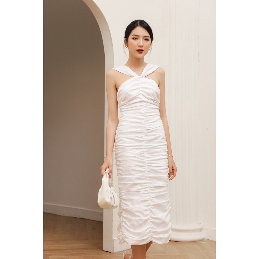 XIPI - Đầm Cổ Yếm Thân Nhún