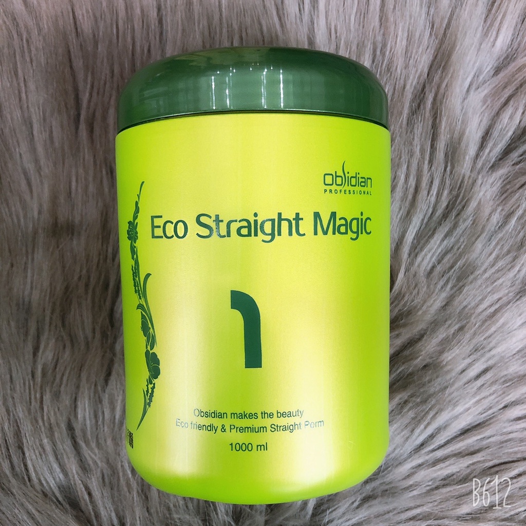 Kem duỗi ép tóc sinh thái Eco Straight Magic Obsidian