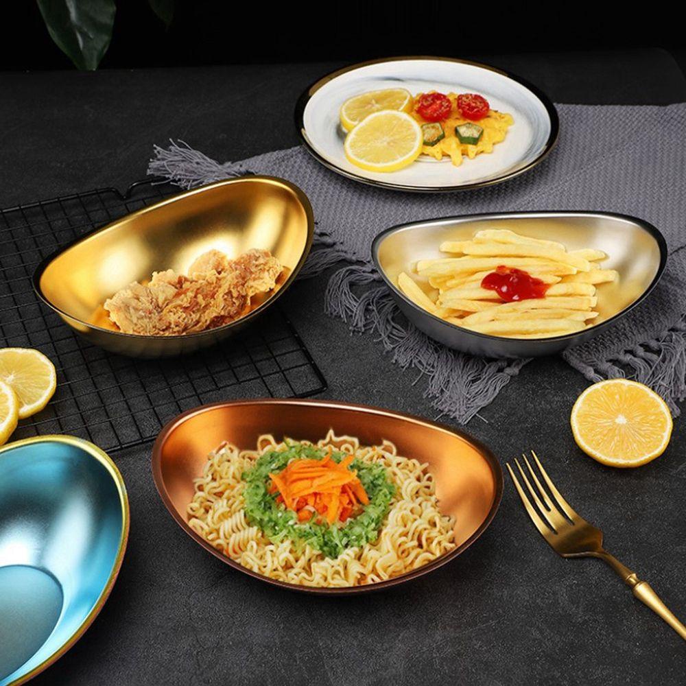 Tô Đựng Salad Bằng Kim Loại Dày Dặn Hình Dạng Độc Đáo
