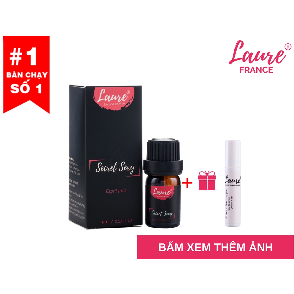 Nước hoa vùng kín Laure Secret Perfume Paris (tặng lọ nước hoa laure 3ml chỉ hôm nay)