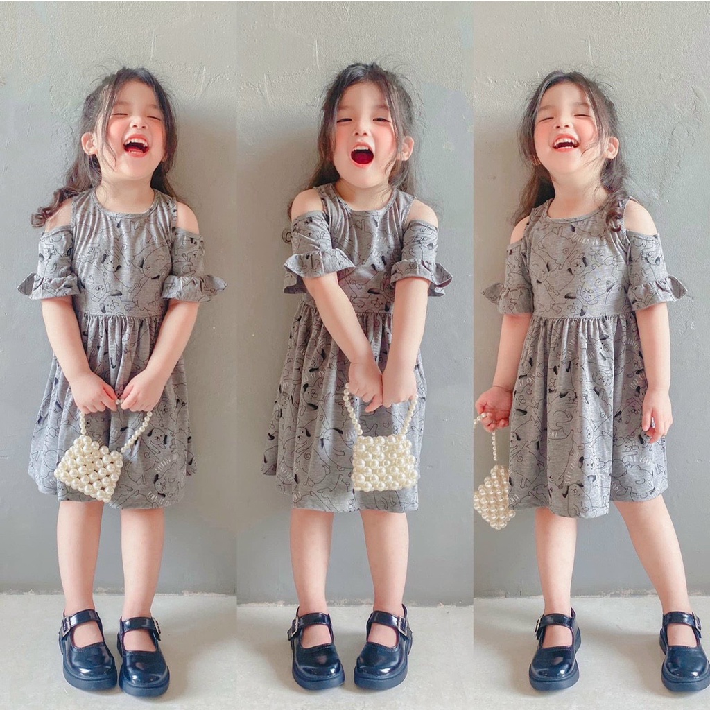 ￼Giày Búp Bê Da Mềm Kiểu Dáng Đáng Yêu Cho Bé Gái 2-16 Tuổi A369