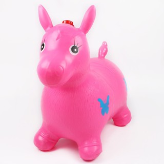 Thú nhún bơm hơi hình chú Hưu ___có phát nhạc