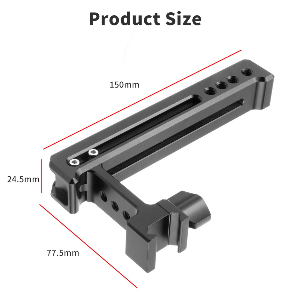 Tay Cầm Gắn Máy Ảnh Arri 1 / 4 "XT-XINTE Có Thể Điều Chỉnh