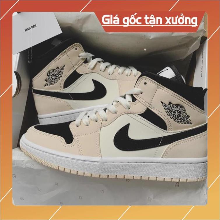 [FreeShip+ Hàng Xịn] GIÀY THỂ THAO SNEAKER JORDAN 1 MID BARELY ORANGE SIZE NAM NỮ HÀNG CAO CẤP HOT TREND