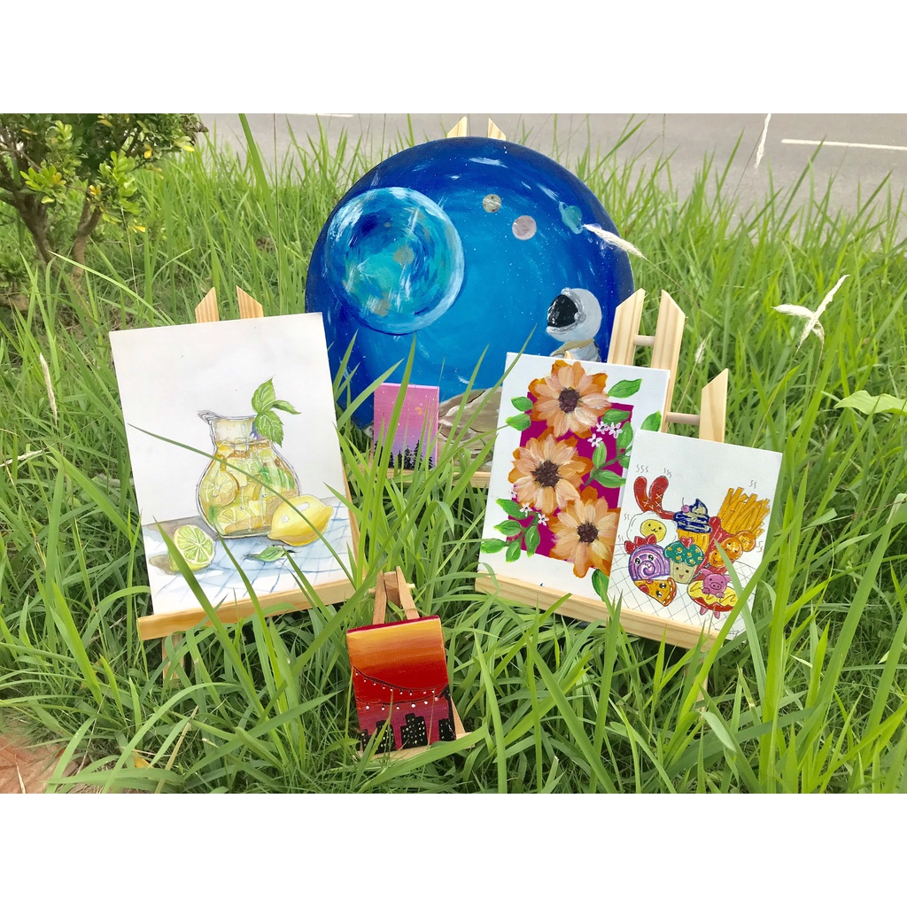 [Mã LIFEBOOK1 giảm 30K đơn 150K] [SUMMER] Canvas hình tròn Mont Marte, Canvas Panels 30cm/40cm