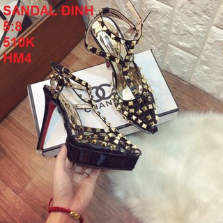 GIÀY SANDAL CAO GÓT ĐINH ĐẸP