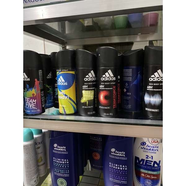 Combo 6 chai xịt khử mùi Adidas Team Force 150ml