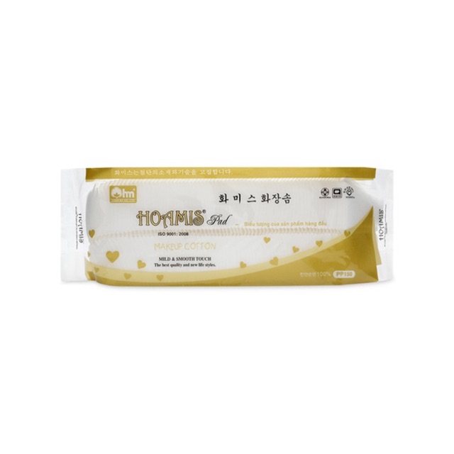 Bông tẩy trang Hoamis 150 miếng
