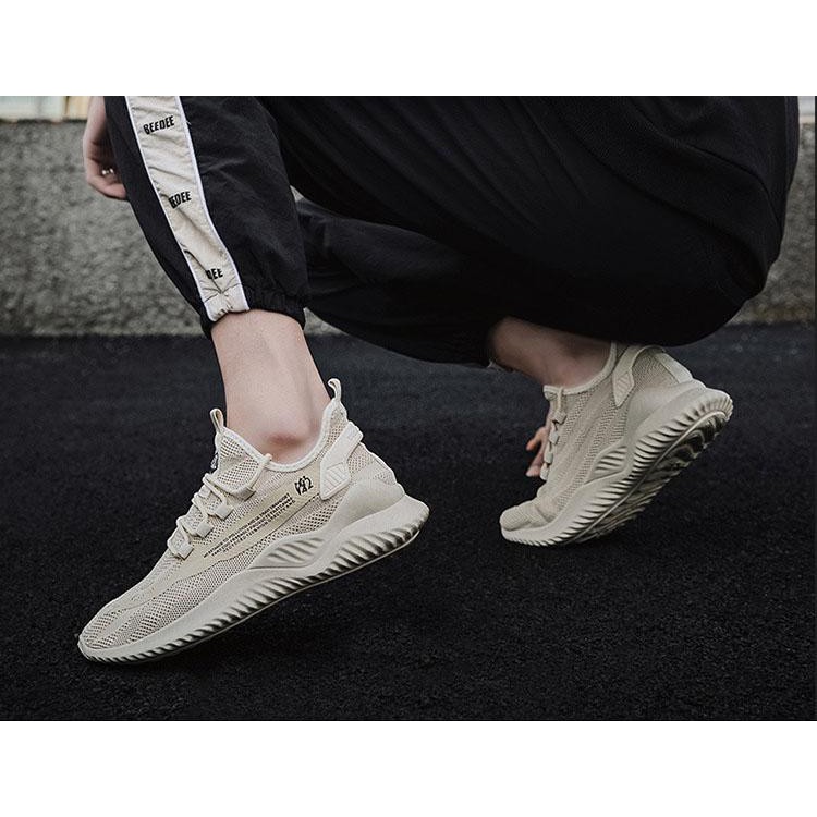 Giày sneaker nam màu kem đẹp chất TL777 Shop Thành Long chuyên giày sneaker nam