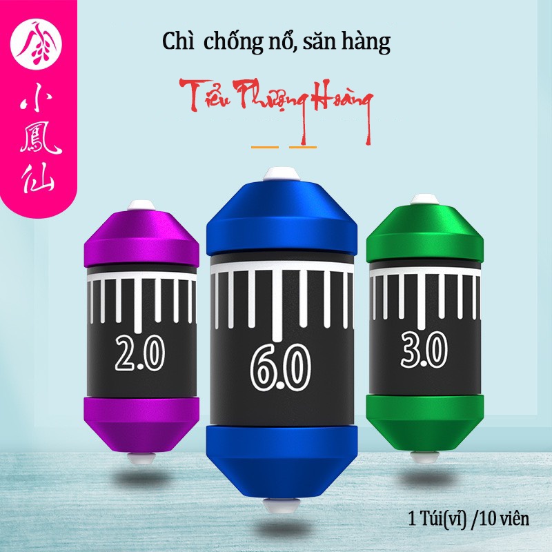 Chì câu cá, vỉ chì tiểu phượng hoàng 10 viên,Chì câu đài chống nổ cao cấp