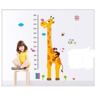 Decal Đo Chiều Cao dán tường trang trí, Thước đo chiều cao giá rẻ cho bé
