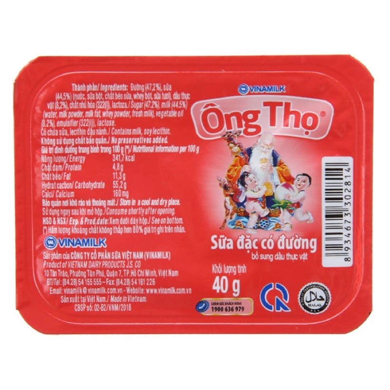Sữa đặc ông thọ đỏ 40g