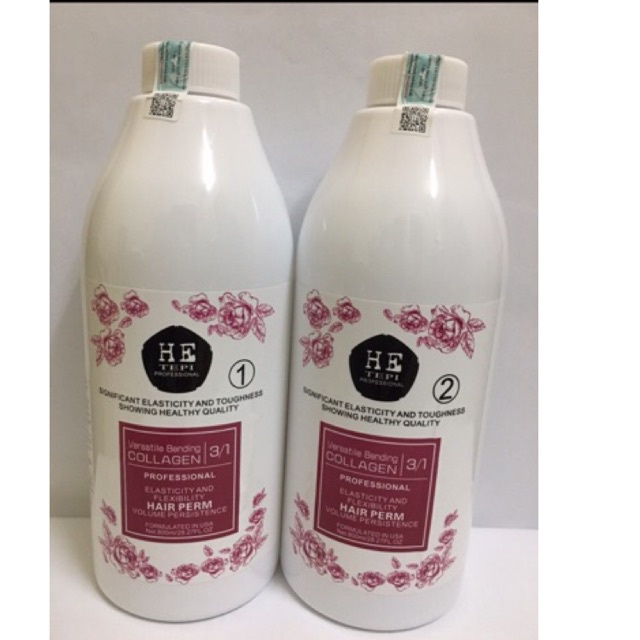 Cặp T.huốc Uốn Lạnh TEPI Mới 800mlx2 sóng căng đẩy sóng